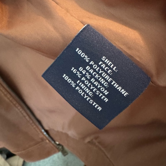 NWOT Roundtree & Yorke Faux Leather Jacket - Size Medium - Picture 5 of 6